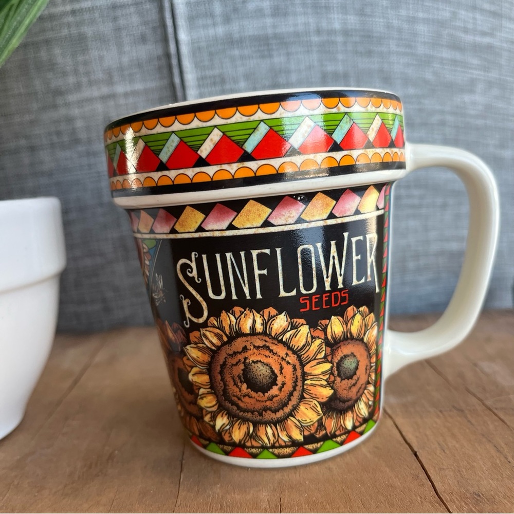 Sunflower Seeds Coffee Cup Mug by Giftcraft Stanley Papel